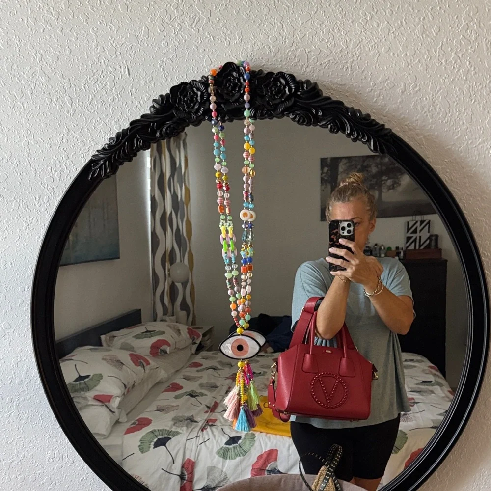 Valentino Deep Red Satchel - Picture 9 of 16